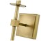 Z-Lite Camila 1 Light Wall Sconce, Rubbed Brass & Beige 811-1S-RB - alternate 5